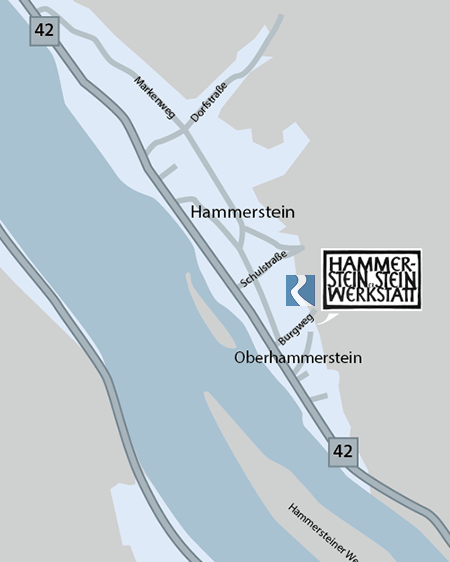 Anfahrt Hammersteiner Steinwerkstatt